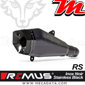 Demie-ligne Remus RS embout noir DECAT Vespa GTS Super 300 HPE 2021 E5 - Imagen 1 de 2