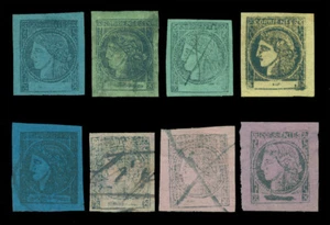 ARGENTINA 1860-80 CORRIENTES - Ceres - complete set  Scott # 3-8 used/*  F/XF - Picture 1 of 2