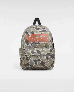 MOCHILA VANS NIÑOS OLD SKOOL GROM - CAMUFLAJE VERDE LODEN - Imagen 1 de 5