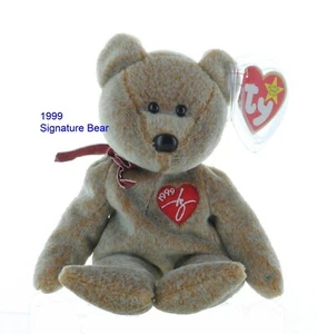 Ty Beanie Baby "1999 Signature Bear" - Bild 1 von 1