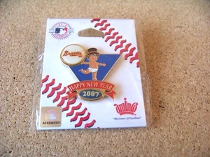 2007 Atlanta Braves Baby New Years lapel pin - Picture 1 of 3