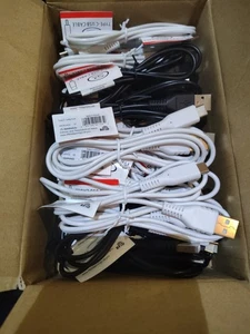 Case (24) USB to C Type Charging Cables - 12 Black  12 White - MSRP $17.88 for 2 - Picture 1 of 10