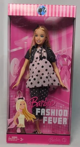 2007 Fashion Fever ~ Barbie Doll in Pink & Black Dots ~New in Box L3331 - Picture 1 of 11