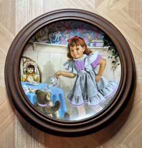 Plato Coleccionista RECO I'm a Little Tetera Plato Tea Party Muñeca Oso Plato 1989 - Imagen 1 de 3