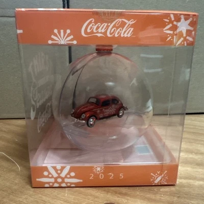 2025 M2 Machines Christmas Ornament - Coca-Cola 1953 Volkswagen Beetle - Image 1 of 4