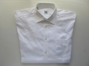 IKE BEHAR New York Spread Long Sleeve Men Dress Shirt White 16.5 | 35 U26.H59 - Picture 1 of 9