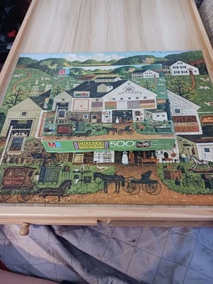 VINTAGE CHARLES WYSOCKI "PEPPERCRICKET FARMS" PUZZLE - 1988 - COMPLETE - Image 1 of 4