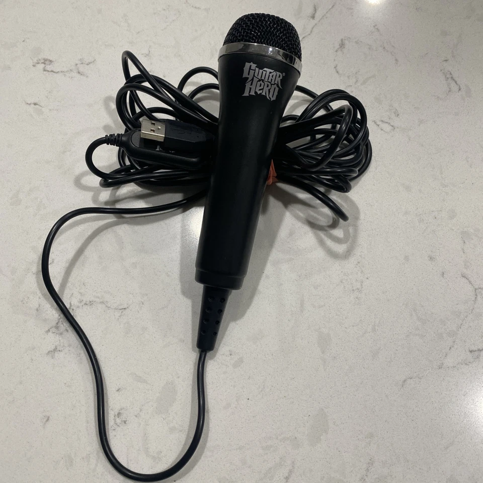 Official Guitar Hero USB Microphone E-UR20 for Xbox 360 Red Octane Mic - Image 1 of 4