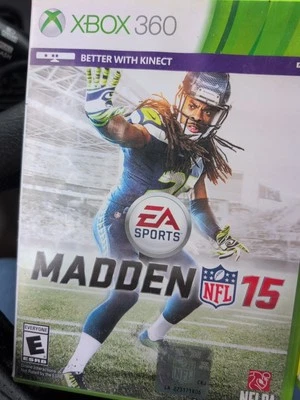 Madden NFL 15 (Xbox 360, 2014) Xbox Live 2 K MLB 2k 10 Both Fair - Image 1 of 4