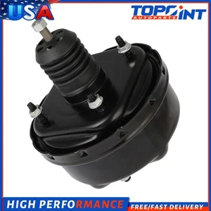 Black 7" Single Diaphragm For Street Rod Chevy GM Power Brake Booster Universal - Imagen 1 de 4