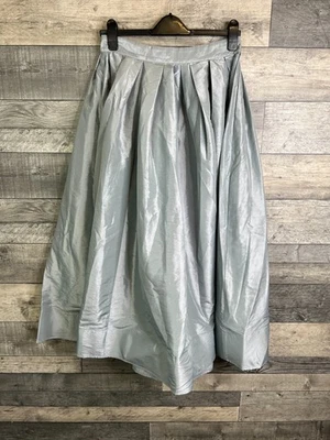 Юбка Free People Emilia Midi размер Small серая серебристая полная Puff официальная - Изображение 1 из 4