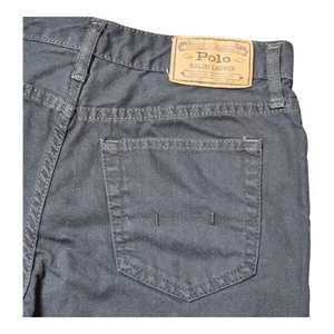 Polo Ralph Lauren Slim Fit Black Jeans Straight Leg Youth Boy's 20 - Picture 1 of 6
