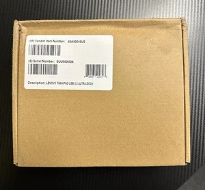 Lenovo ThinkPad USB 3.0 Ultra Dock 40A80045US - Afbeelding 1 van 2