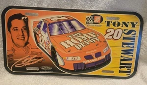 1999 Tony Stewart #20 Home depot Nascar Plastic License Plate Windcraft Winston - Picture 1 of 6