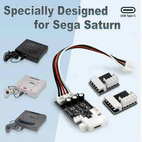SEGA Saturn Type C Power Supply Kit - All Models - Universal - No Soldering