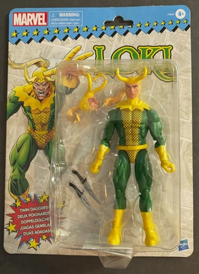 Figura de acción Marvel Legends Loki serie retro escala 6 pulgadas 2022 sin usar, en caja nueva Foto 1 de 4