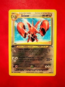 Scizor 29/75 Neo Discovery 1st Edition Non Holo Rare Pokémon TCG - Picture 1 of 4
