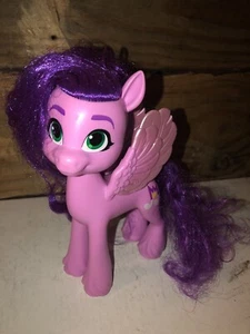 My little Pony Pegasus lila bürstbares Haar Prinzessin Blütenblatt Kopf dreht sich - Bild 1 von 6
