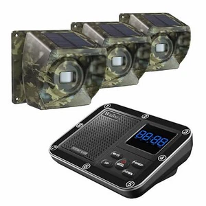 Solar Driveway Alarm Motion Sensors Wireless System 500M Long Range Waterproof - Picture 1 of 27
