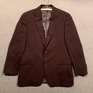 Ralph Ralph Lauren Sports Coat 40 Red Burgundy Wool Lycra Blazer for Dillards - Picture 1 of 15