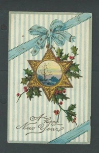 Celuloide y relieve de felicitación de año nuevo PPC - Imagen 1 de 1