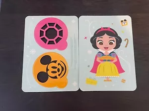 Disney Holiday Passholder Souvenir 2024 Rezept Schablone Neu Schneewittchen Apfelkuchen - Bild 1 von 4