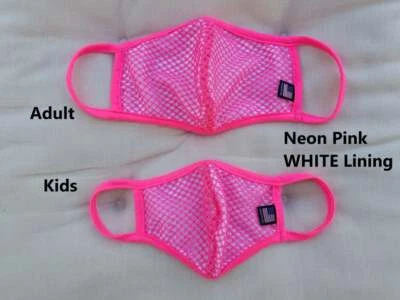 MESH MASKS Cotton-LINED Face Mask, Single or Double Layers, Made in U.S.A. - Image 1 of 4