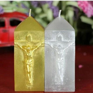 1pc Cross Church Silicone Molds Religion Casting Soap Mold Candle Making Crafts - Picture 1 of 12