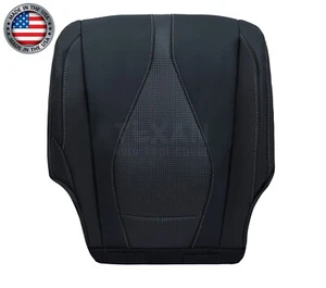For 2020 2021 2022 Acura RDX Driver Bottom Perforated Leather Seat Cover Black - Picture 1 of 12