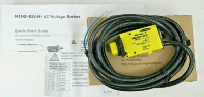 BANNER SM312LVAG P/N 26055 POLARIZED RETRO REFLECTIVE MINI-BEAM SENSOR - Image 1 of 4