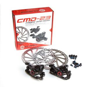 Clarks Mechanical Disc Brake Set, Lightweight, MTB Hybrid Bikes Front & Rear 160