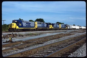 Original Rail Slide - CSXT 2312+ Lakeland FL 7-8-1991 - Picture 1 of 1