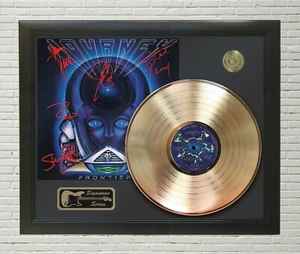Journey Frontier Framed wood Reproduction Signature LP Record Display.  - Picture 1 of 5