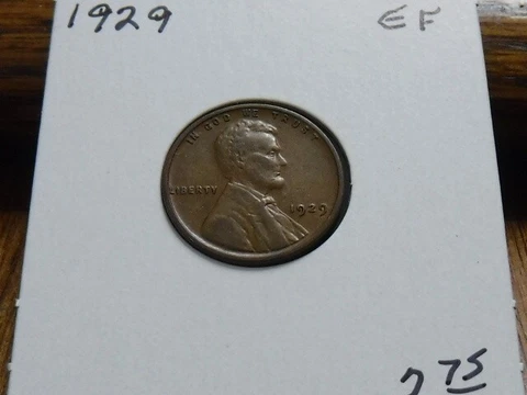 1929 Lincoln Wheat Cent - I graded as EF! Cover