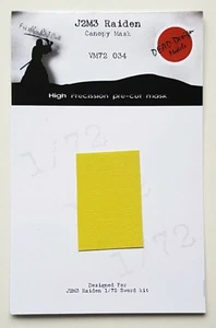 J2M3 Raiden Canopy Mask for 1/72 Sword kits - DEAD Design Models 72034 - Picture 1 of 2