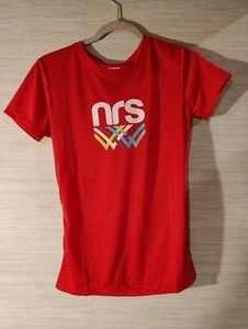 Camisa técnica de manga corta para mujer NRS descontinuada talla XS roja 100 % poliéster - Imagen 1 de 6