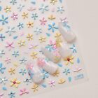 5D Embossed Stickers Jelly Flower Nail Stickers Flower Nail Decorations  Summer