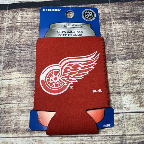Detroit Red Wings Kolder Kaddy Can Holder [NEW] NHL Coozie Koozie Cold Neoprene Cover