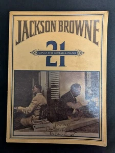 Cancionero Jackson Browne 21 canciones para guitarra/piano partituras 1976 tómalo con calma - Imagen 1 de 3