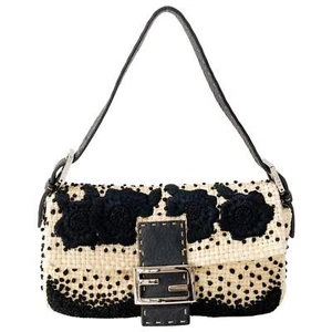 Bolso de hombro FENDI Baguette Paglia bordado - Imagen 1 de 20