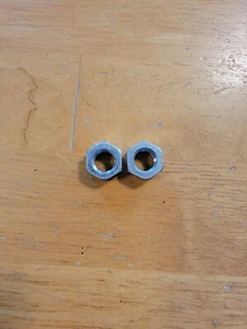Wald #165 Steel 3/8" X 24T Cruiser Bike Hub Axle Nuts 9/16" OD - Picture 1 of 3