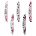 5 Pcs Flower Nail Files Para Double Sided Manicure Tools