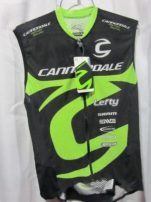 NUEVO Chaleco Chaleco Jersey Cannondale Para Hombre Mediano SMS CFR Sin Mangas MTB XC Ciclismo Foto 1 de 4