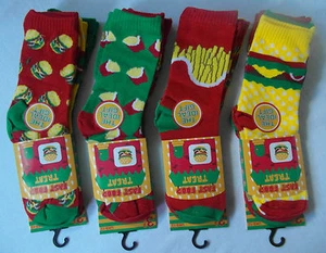 FAST FOOD TREAT 3-pk Everyday use Socks for Kids - Mixed designs - Picture 1 of 1