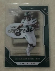 2021 Panini Chronicles Playoff Momentum Acetate Rookie #26 Michael Carter RC - Picture 1 of 4