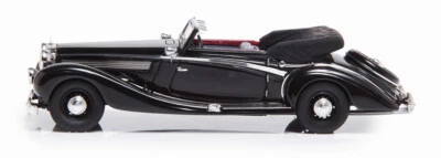 Esval Models Ltd Ed 1938 Maybach SW38 Cabriolet A Spohn Black 1/43 Scale Top Dn - Image 1 of 4