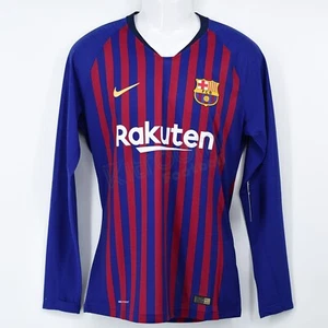 2018-19 Barcelona Player Issue Home L/S Shirt Vaporknit Nike *BNWT* M Jersey - Imagen 1 de 2