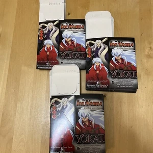 Inuyasha Inu Yasha Yokai Booster Box ONLY - No Decks - LOT of 12 empty Boxes - Picture 1 of 5