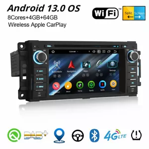 Android 13 Autoradio Jeep Compass Patriot Chrysler Dodge Challenger Carplay Navi - Bild 1 von 24