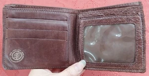 ELEMENT Brown Genuine Leather Wallet, Billfold, Many Pockets for Cards and ID - Picture 1 of 7